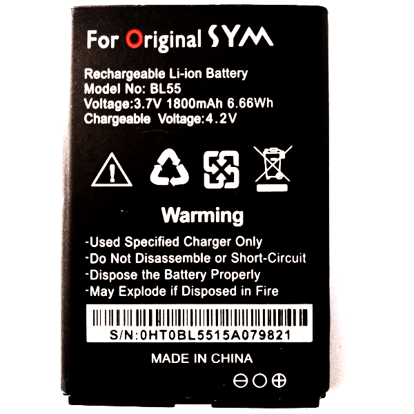 সিম্ফনি bl55 1800mah এর জন্য ব্যাটারি