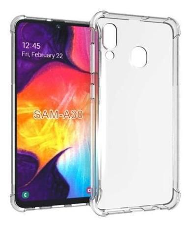 For Samsung Galaxy A30 / Samsung Galaxy A20 / Samsung Galaxy M10S Edge-Reinforced Shockproof Cushion Back Clear Hybrid Transparent Soft Silicon Cover Casing