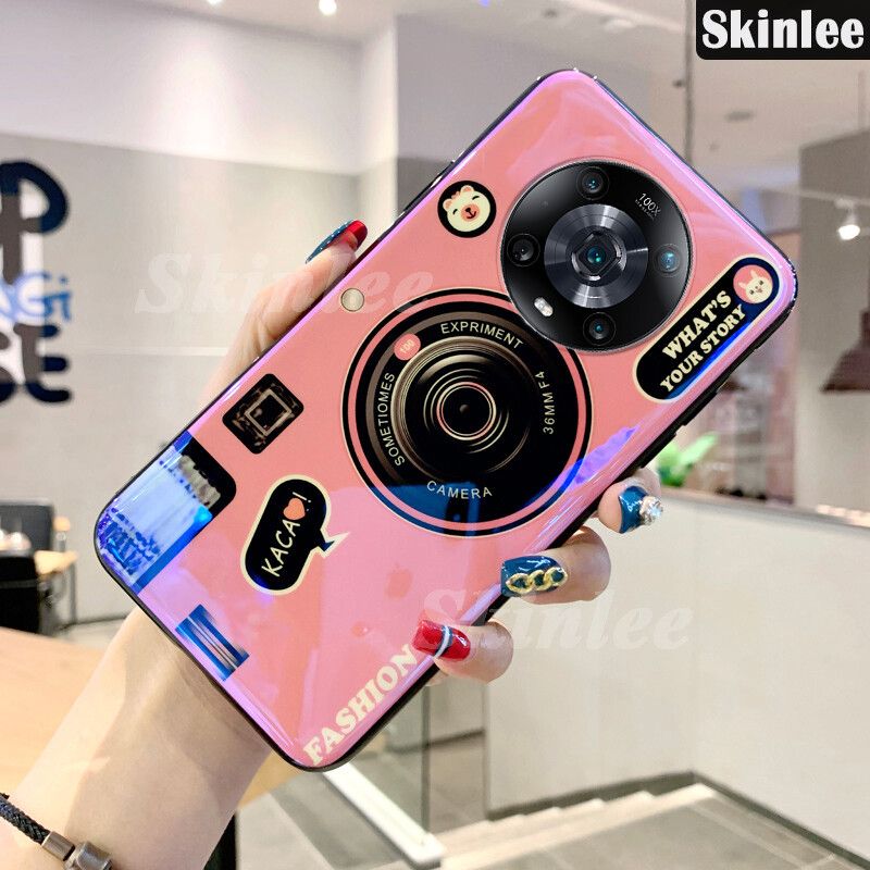 Phone case Honor Magic 4 Back Cover Shockproof Cute Camera Cartoon Design Softe back Cover For Honor Magic4 Cases