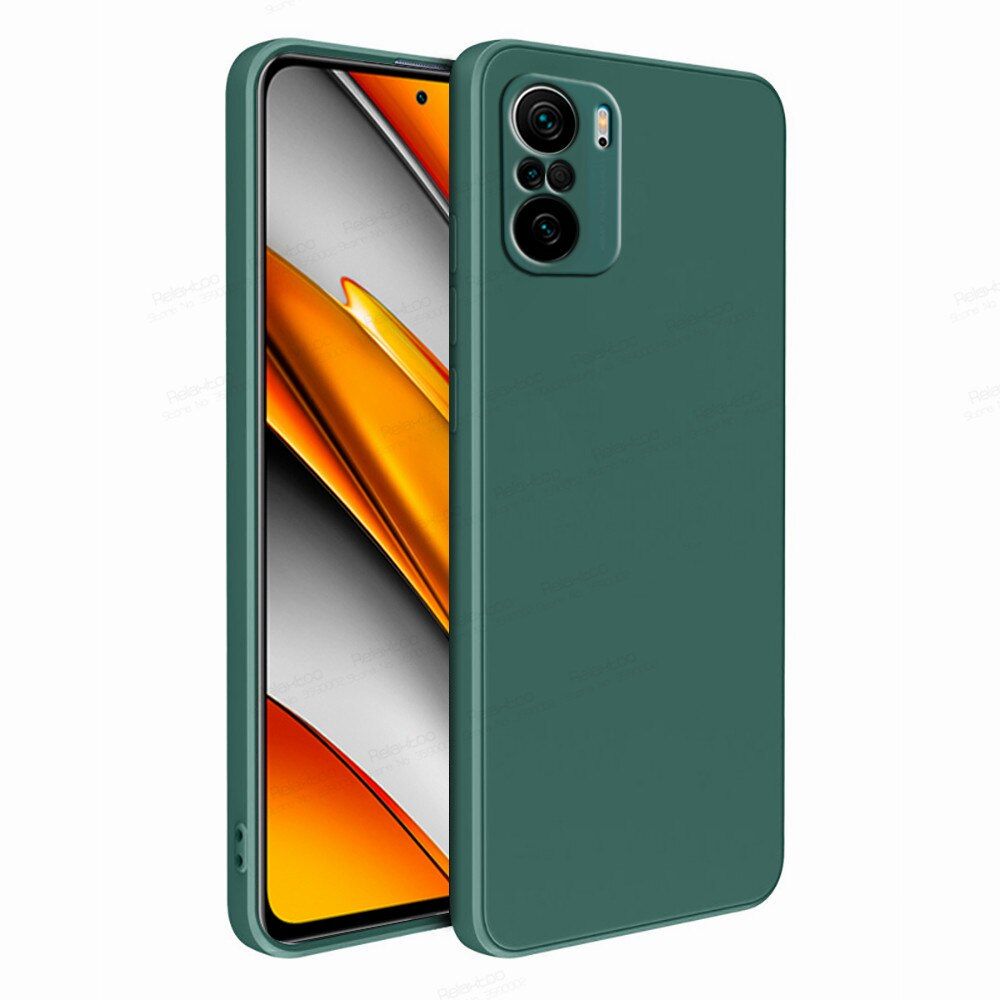 Square  Silicone Case For Xiaomi Mi 11i 5G Mi11i Xiomi 11 i Camera Shockproof Bumper Protection Soft Cover Coque