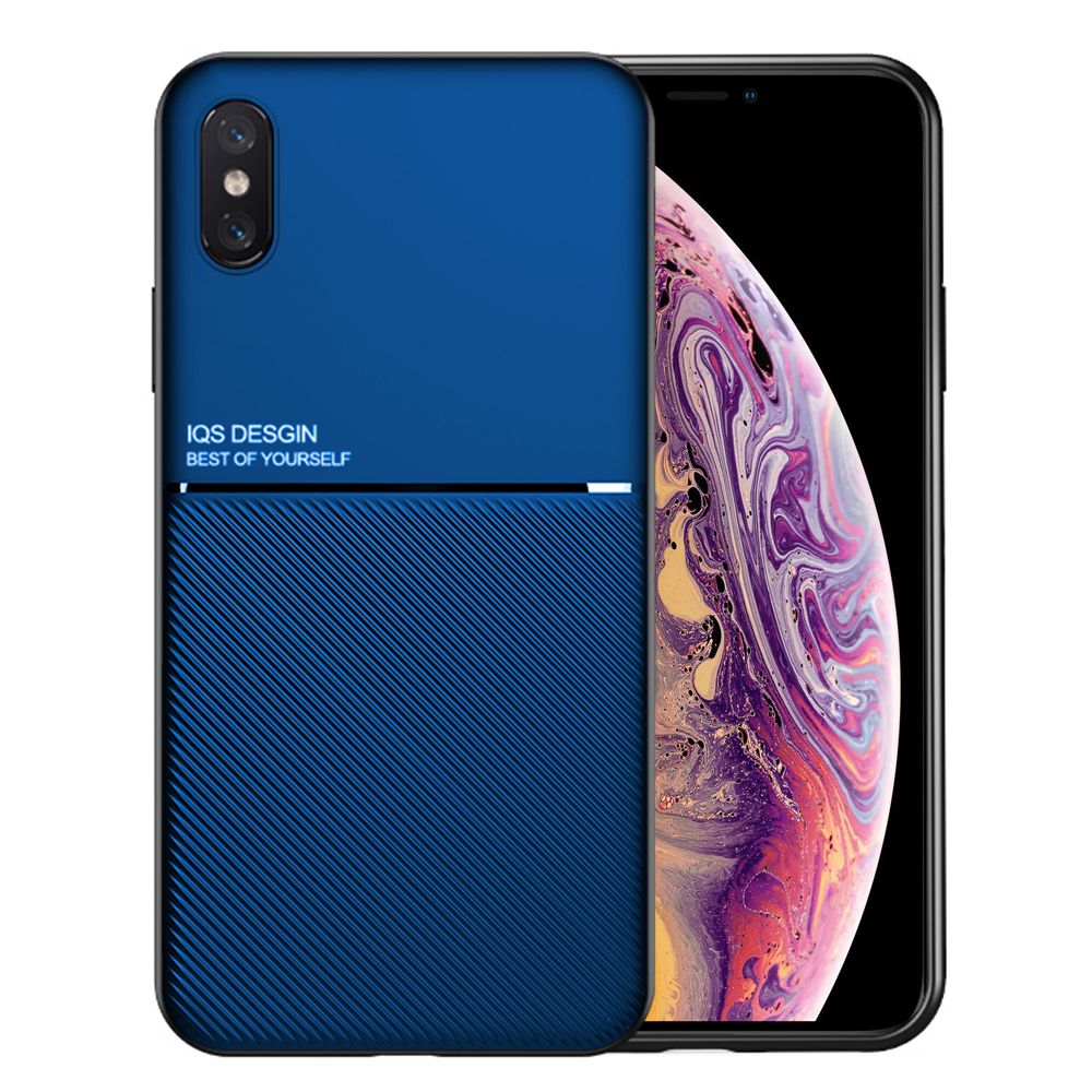 For Apple iPhone XS Stripe Pattern Anti-Slip Shockproof Soft TPU Silicone Bumper Case Cover