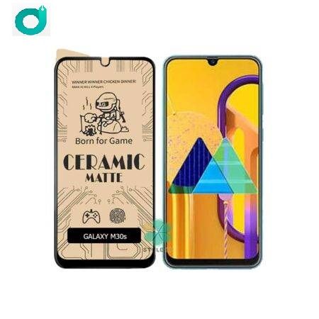 9D Ceramic MATTE Flexible Screen Protector For Samsung Galaxy M30S | 9H Hardness | Full Edge to Edge Coverage | Anti-Fingerprint |