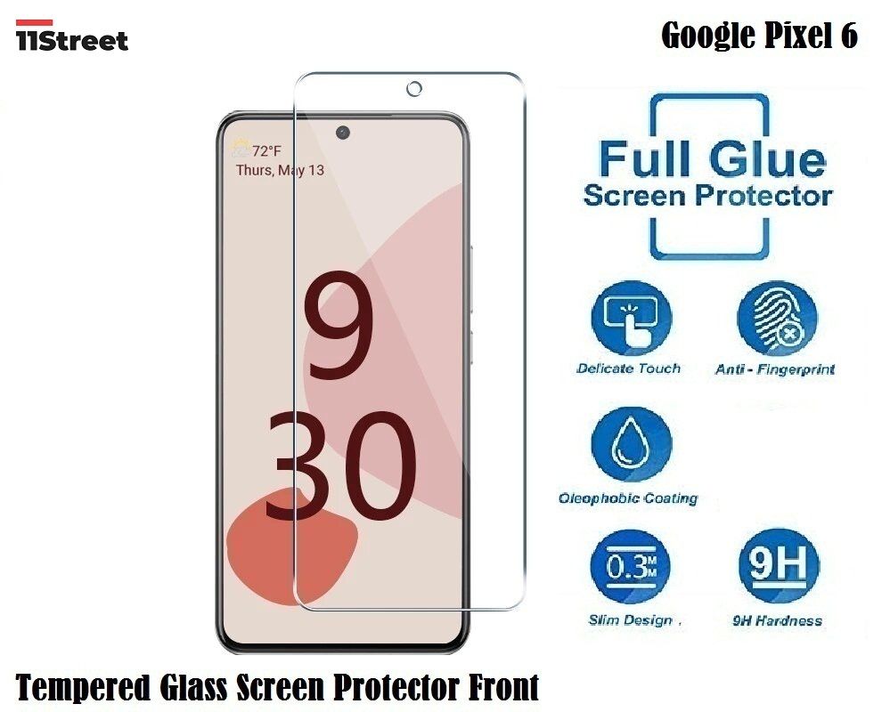 Google Pixel 6 Tempered Glass Screen Protector 2.5D-Transparent
