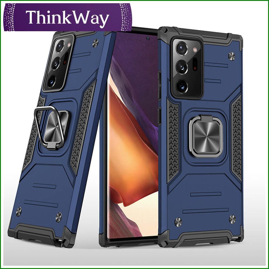 Case with Stand Magnetic Ring Holder Double Layer Shockproof Back Cover Casing For Samsung S10e & Samsung S20