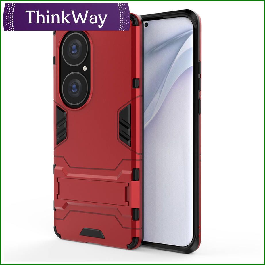 Phone Case Invisible Bracket 2 in 1 Combo Armor Design Camera Protection Soft TPU Shockproof Protective Back Cover For Honor 30 Lite & Honor 9X Lite
