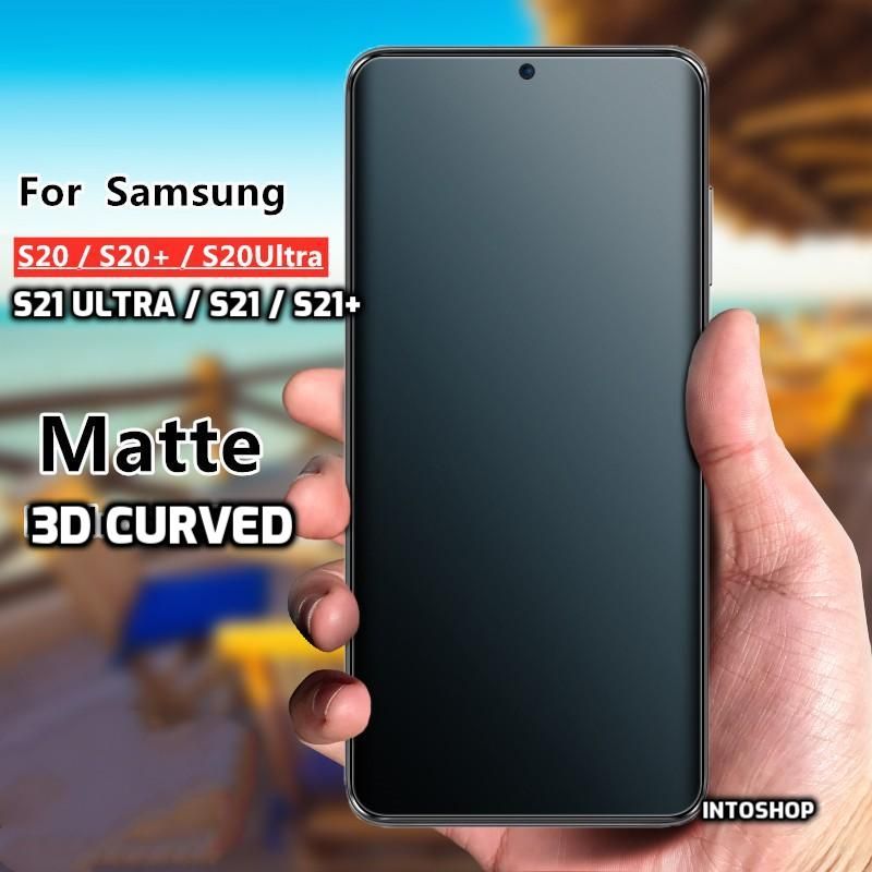 Samsung Galaxy S21 Ultra / S21+ / S21 /  S20 / S20+ / S20 Ultra  - 9D Ceramic EDGE TO EDGE Anti Broken Full Screen Covered Ceramic Curved Matte Film Screen Protector