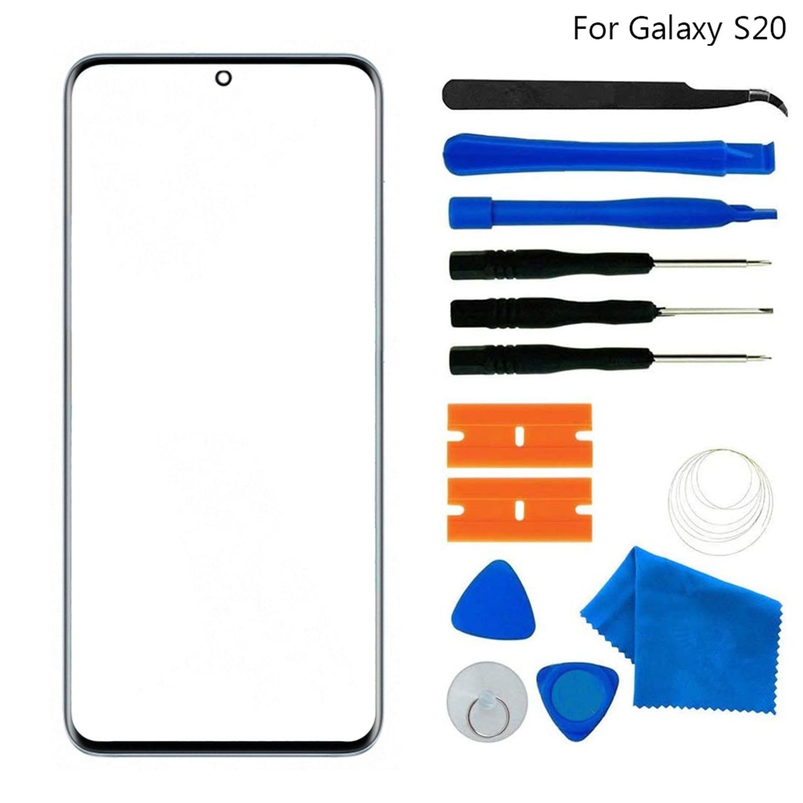 Front Outer Lens Glass Screen Replacement for Samsung Galaxy S20 Plus/Ultra