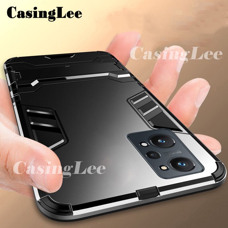 Casinglee for Realme GT2 Case Silicone Protector Iron Man Armor Hard Back Cover for Realme GT2 Phone cases For girls and Boys
