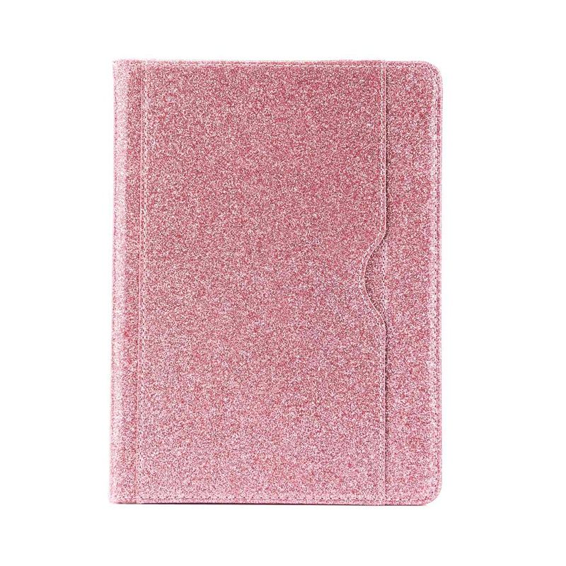 Suitable for IPAD MINI1/2/3/4/5 Protective Cover, Flip Cover with Card Slot Bracket, Leather Protective Shell Glitter C