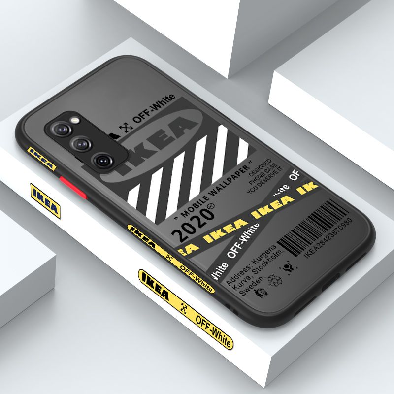 ZeroQiQi for Samsung S20 FE 5G Case Zebra Crossing Side Printed Pattern Design Phone Cover Frosted Ultra Thin Protective Phone Case