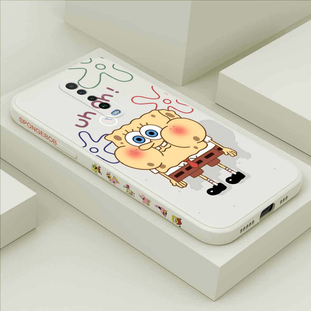 ZeroQiQi for Redmi K30 Case Cartoon Anime Side Printing Cases Soft Liquid Silicone Phone Cover