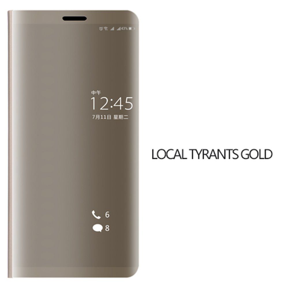 New Electroplated Vertical Mirror Phone Protection Holster for Huawei Series