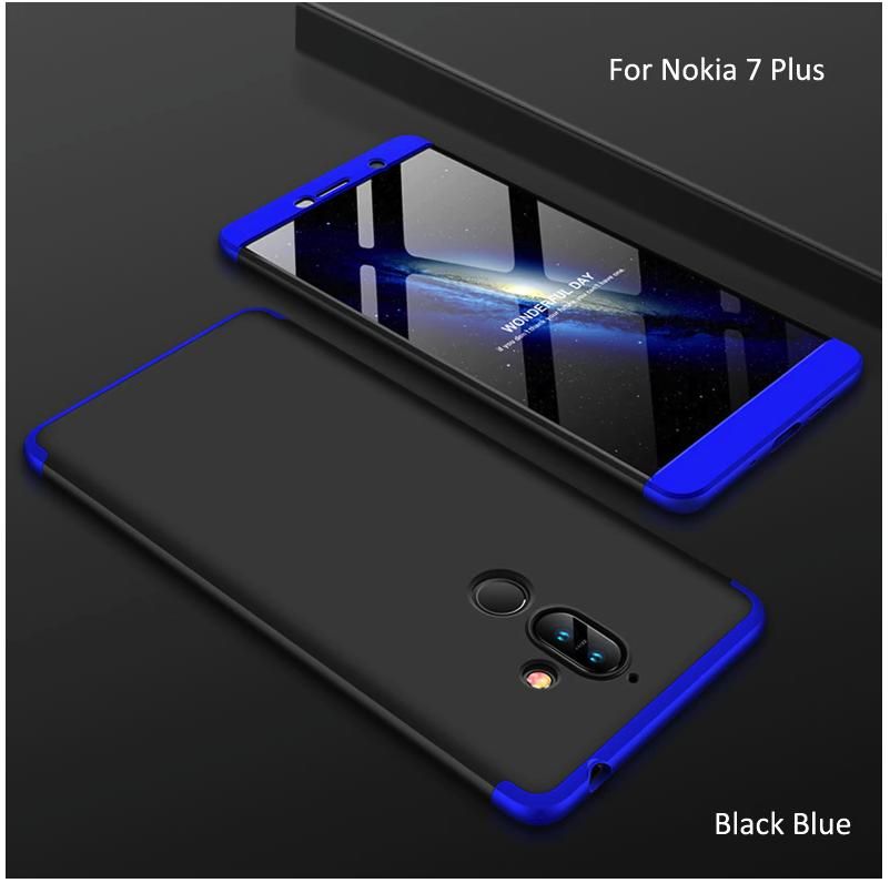 Nokia 7 Plus GKK 360 Full Protection Hard Matte Case