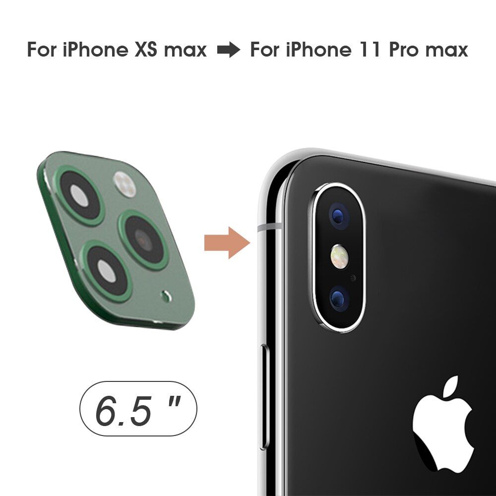 Luxury Metal Alumium Camera Lens Case Seconds Change For iPhone 11 Pro MAX For iPhone X XS XR MAX Ring Sticker Protective Cover