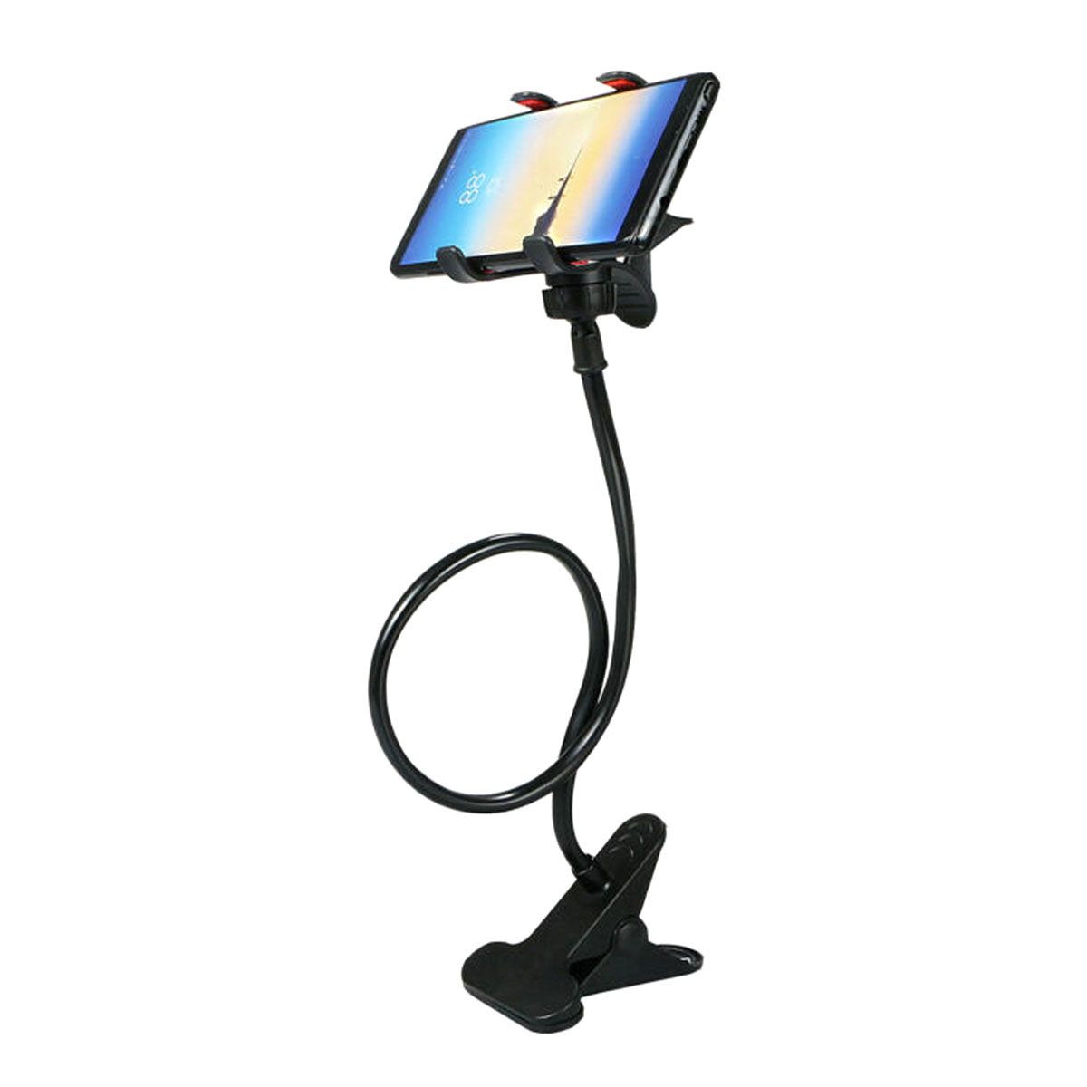 Cell Phone Stand, Foldable Portable Desktop Stand Adjustable Height and Angle Phone Holder for Desk Sturdy Stand Compatible with Smartphone/iPad/Kindle/Tablet (White)