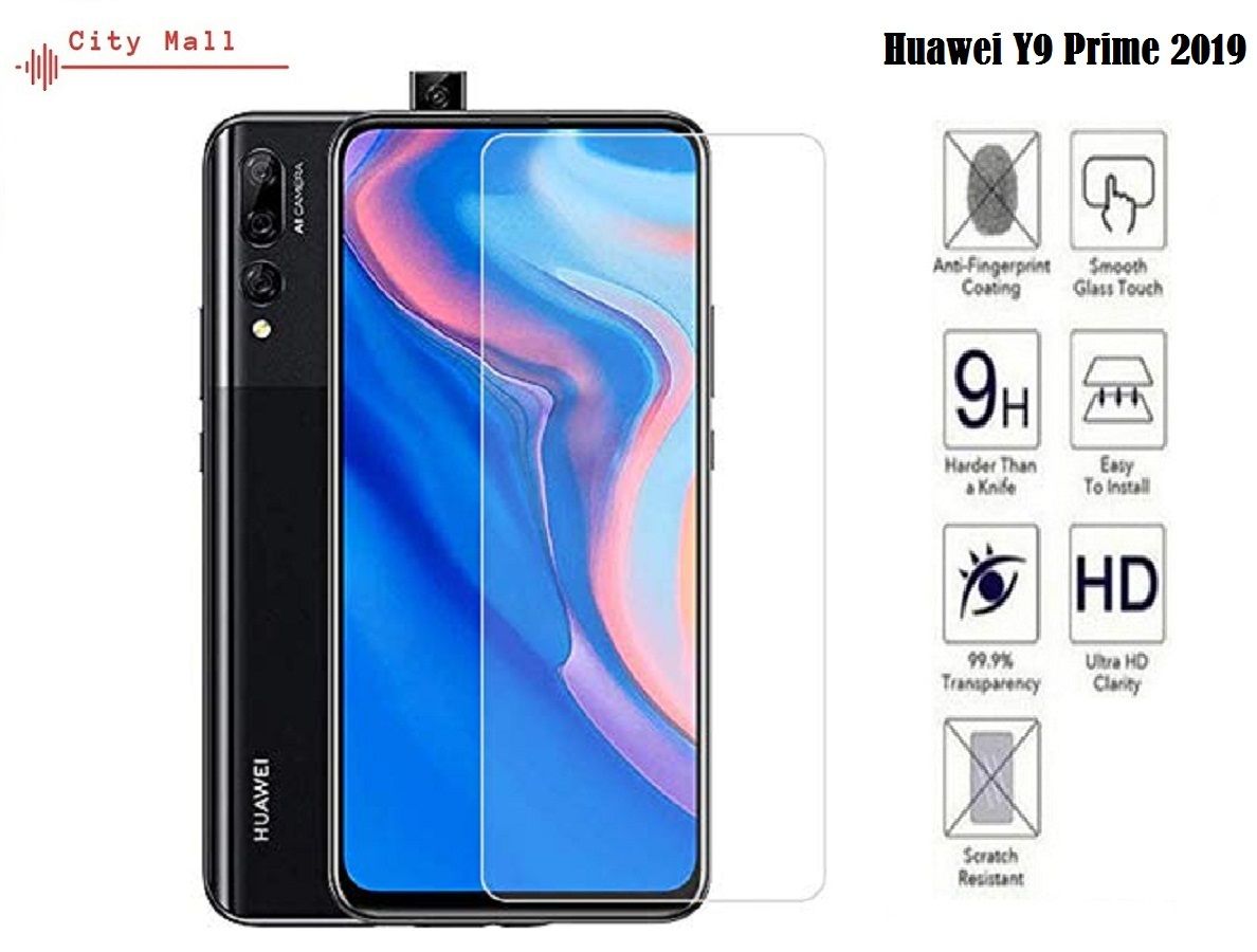 Huawei Y9 Prime 2019 Tempered Glass Screen Protector 2.5D 9H-Transparent