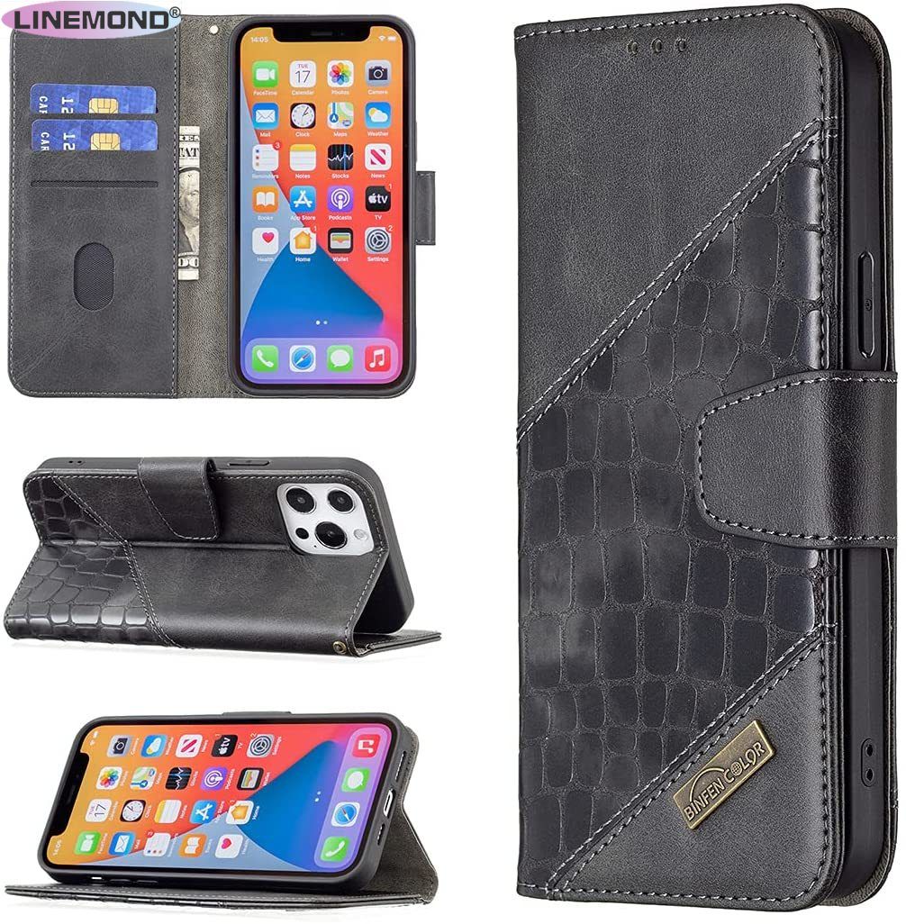 Case for Samsung Galaxy Note 10 Lite Wallet Case Crocodile Pattern Flip Magnetic Protective Cover with Card Holder and Kickstand Case with Women and Men