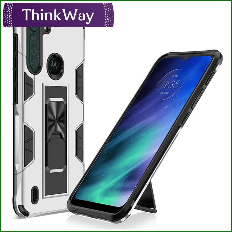 Shield Armor Anti-Drop Invisible Bracket Mobile Phone Case Car Magnetic Bracket Drop Tested Protective Cover For MOTO One Hyper & MOTO G Stylus 4G 2020