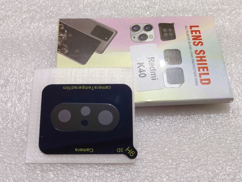 For Redmi K40 / Redmi K40 Pro / POCO F3 / Mi 11x Pro Camera Lens Shield Protector Tempered Glass Guard
