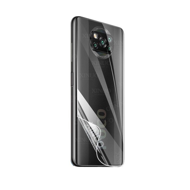 For Xiaomi Poco X3/X3 NFC/X2/C3 Transparent back protector clear poly