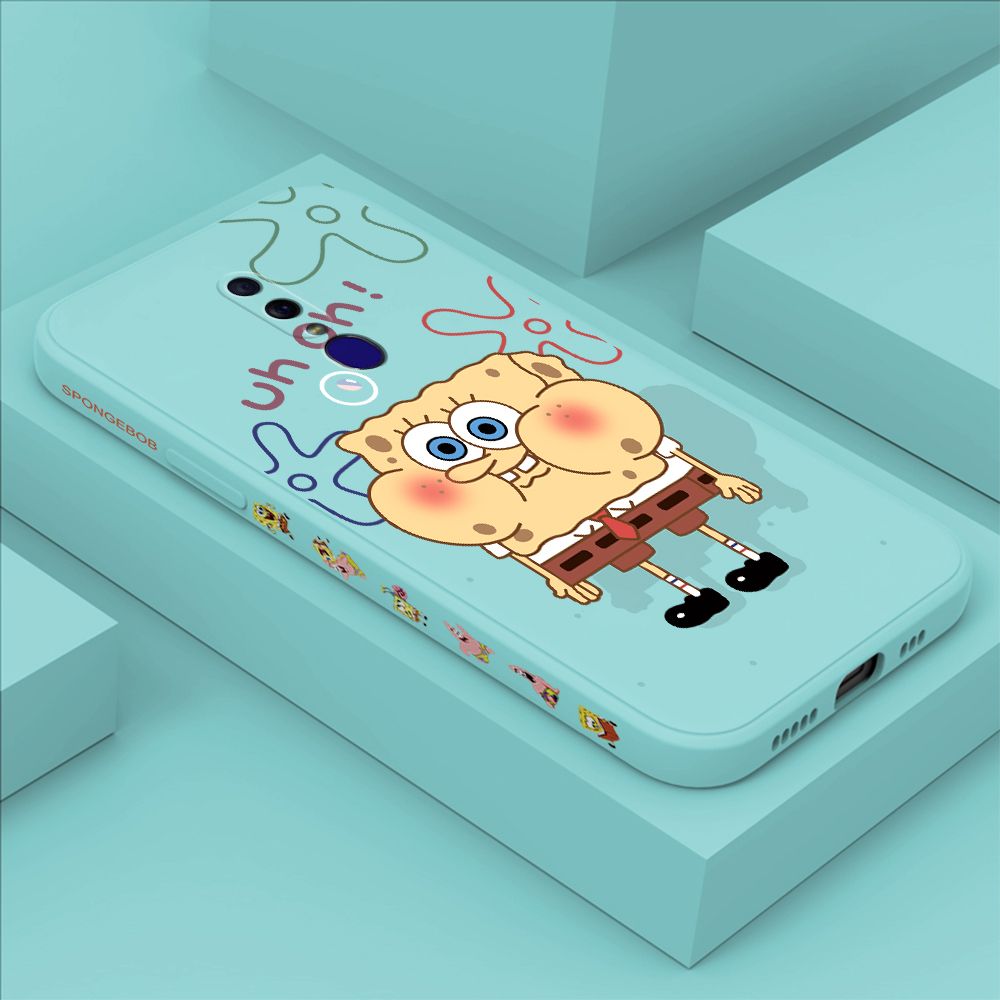 ZeroQiQi for OPPO F11 Case Cartoon Anime Side Printing Cases Soft Liquid Silicone Phone Cover