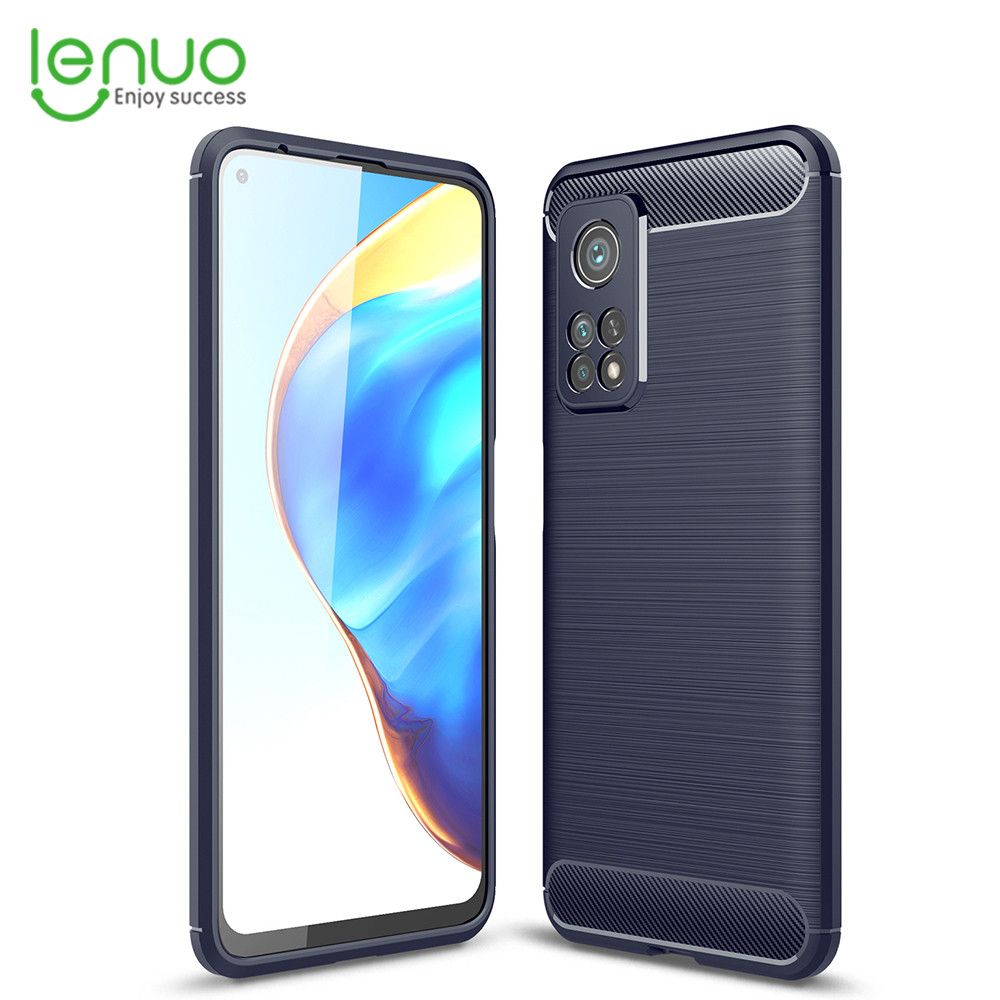 Lenuo for Xiaomi Mi 10T / Mi 10T Pro 5G / Redmi K30S Case Carbon Fiber Cover