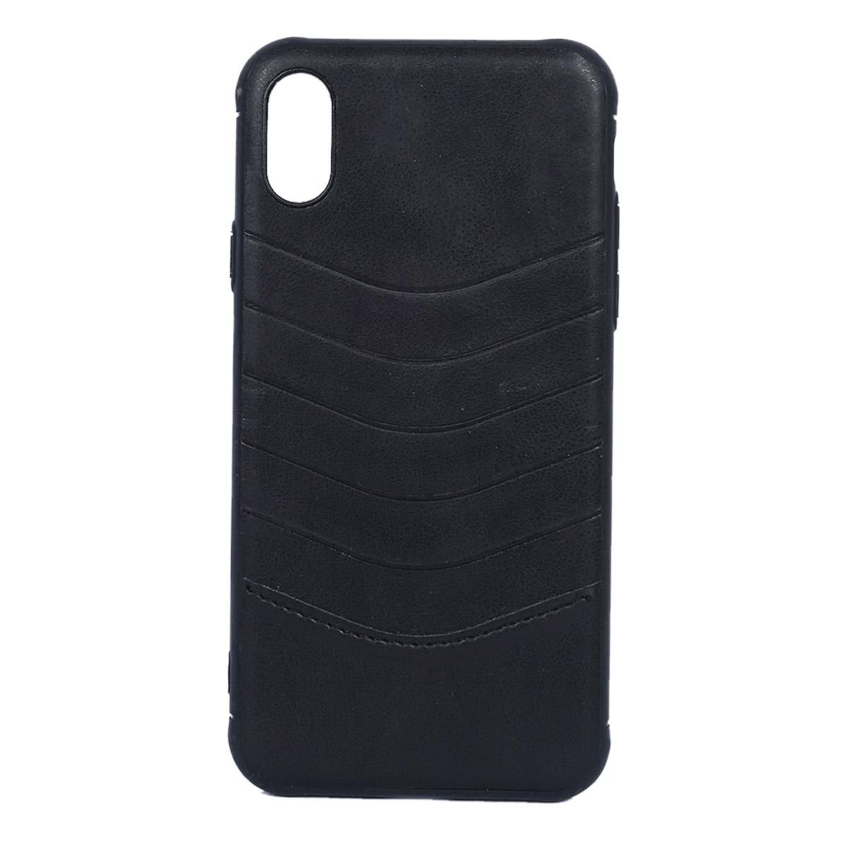 Leather Back Cover for iPhone X
