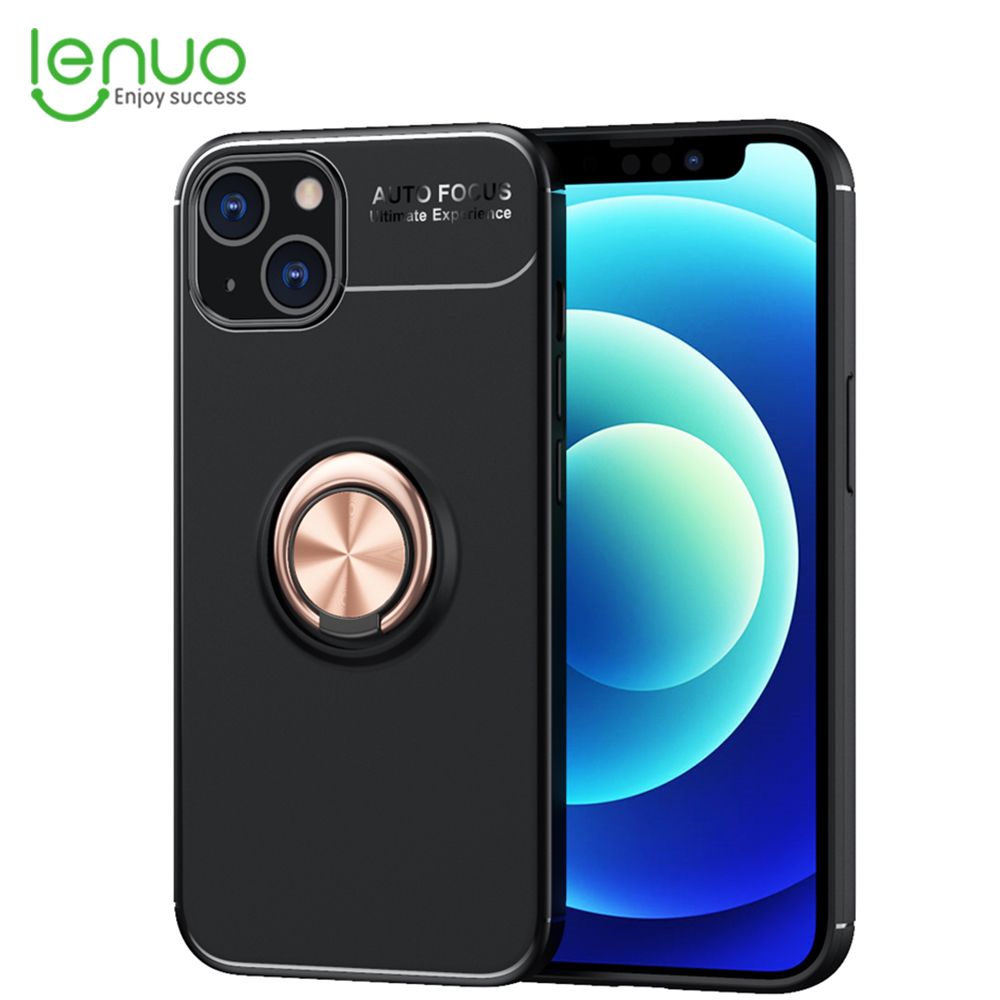 Lenuo for Apple iPhone 13 mini Ring Stand TPU Soft Case