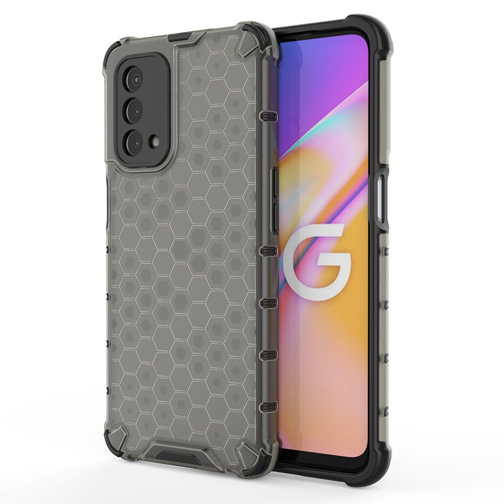 Casing for OPPO A93 5G Honeycomb Box PC - TPU Translucent Case Cover