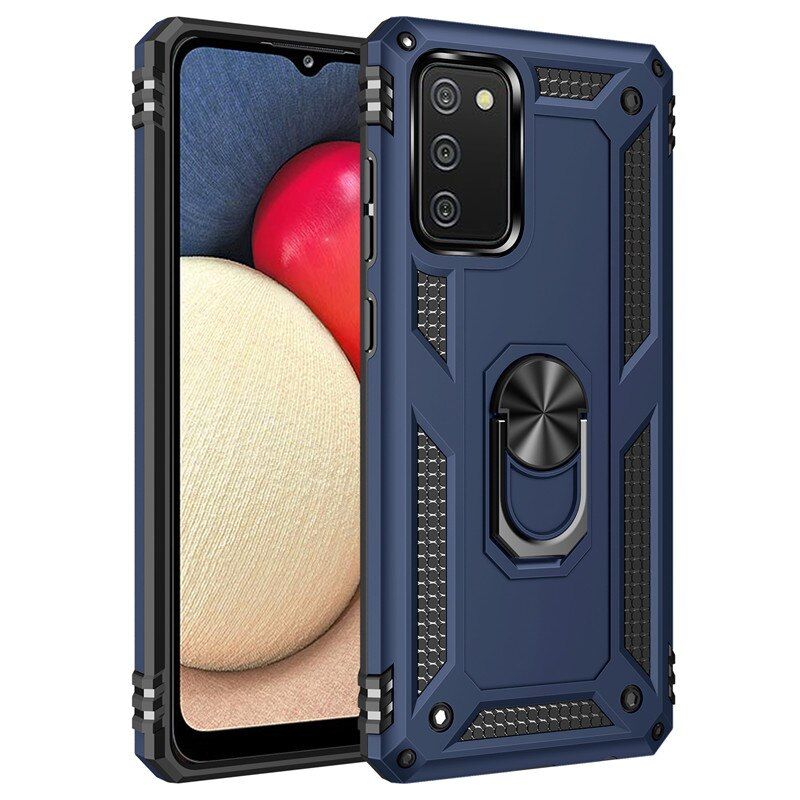 For Samsung Galaxy A02 A02S A03S Case Shockproof Armor Magnetic Car Holder Ring Case for Galaxy A12 A22 A32 A42 A52 A72 A82