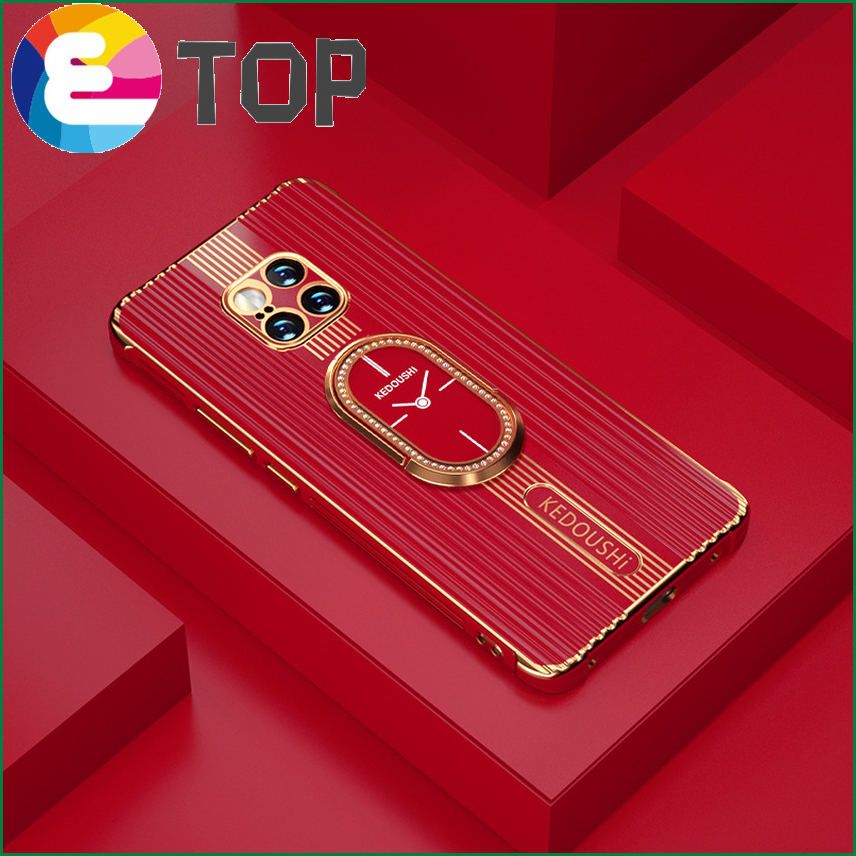 Suitable for Huawei mate20 mobile phone shell mate20pro protective sleeve m20pro curved screen silicone m20 rhinestone bracket