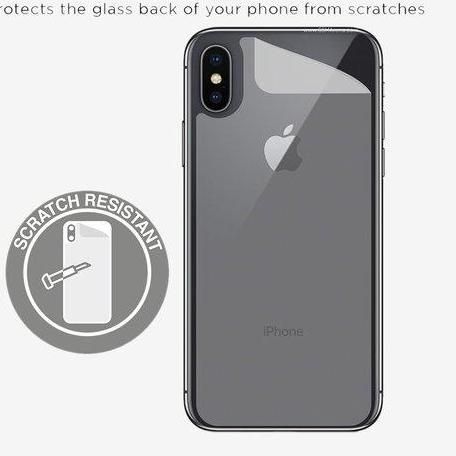 iphone X Transparent Back Cover Protector Clear poly