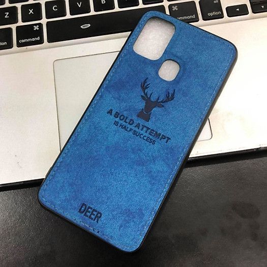 Realme 7i Luxury Shockproof Deer Case Soft Fabric TPU Bumper Case Cover