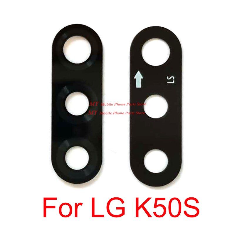 LG K50S Rear Camera Glass Lens For LG K50S Big Back Main Camera Lens Glass Cover With Sticker Replacement Spare Parts
