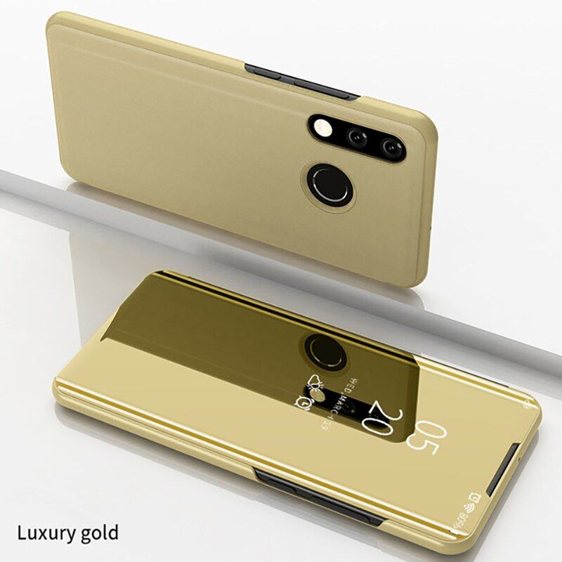 Smart Mirror Flip Case For Huawei P40 P30 P20 Lite Pro Y9 Y7 Y6 Y5 P Smart 2019 Mate 20 Honor 20 10i 9 Lite 8X 8A 8C 9A 9X Cover