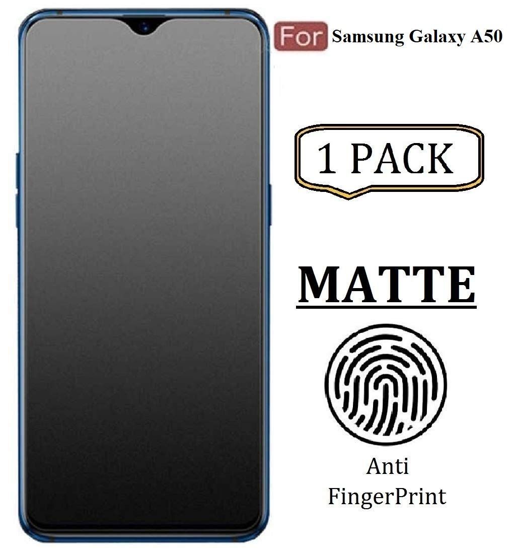 For Samsung Galaxy A50 / A51 / A52 / F22 / M32 / A22 / A32 / A72 / A42 / A12 / M12 / A02s / M02s Premium Anti-Fingerprint Matte Front Screen Protector Tempered Glass