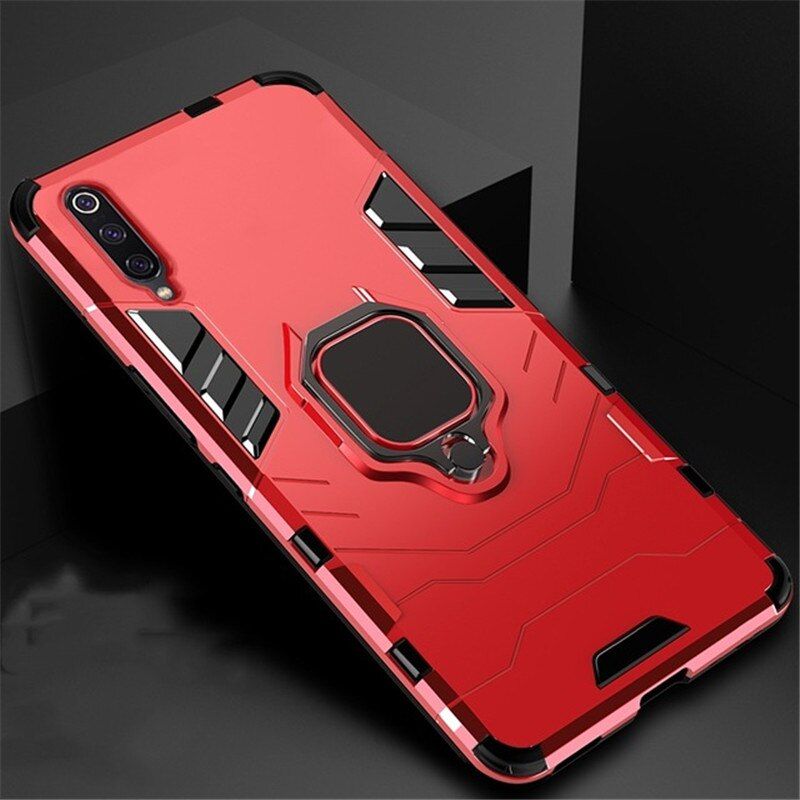4 in 1 Case For Samsung Galaxy A40 A30 A20 Case Armor Cover Finger Ring Holder Phone Case For Samsung A 40 30 20 Cover Bumper