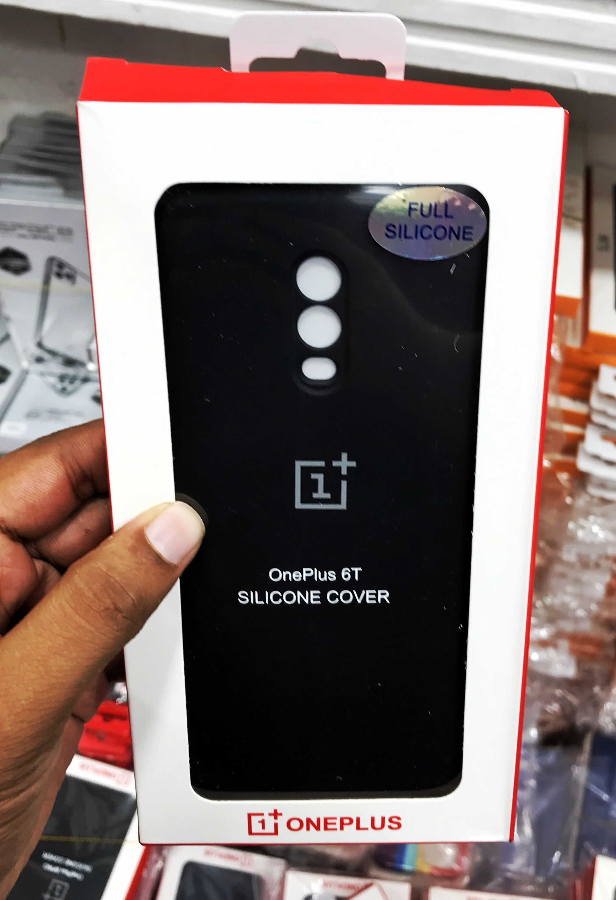 For OnePlus 6T Luxury Silicone Protect Back Cover Soft Case ( 1+6T )
