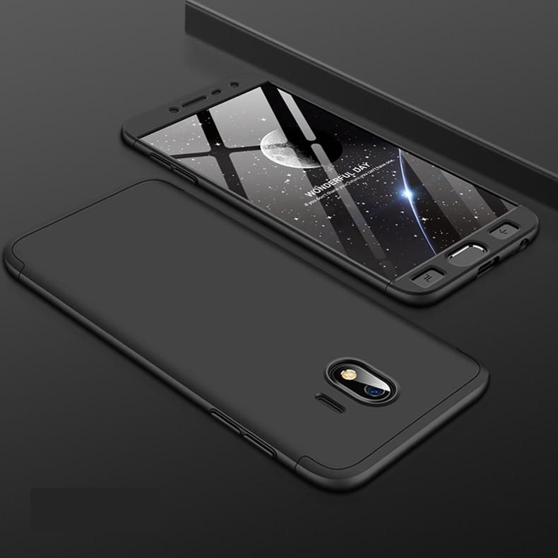 Samsung J4 (2018) 360 Degree GKK Phone Back Cover - Black
