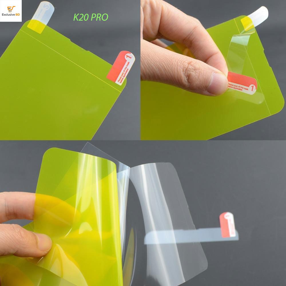 For K20 pro Back Hydrogel Film Poly Clear Full Coverage Screen Protector
