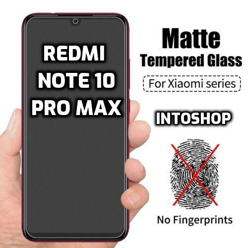 For Xiaomi Redmi Note 10 Pro Max Premium Anti-Fingerprint Matte Screen Protector Tempered Glass