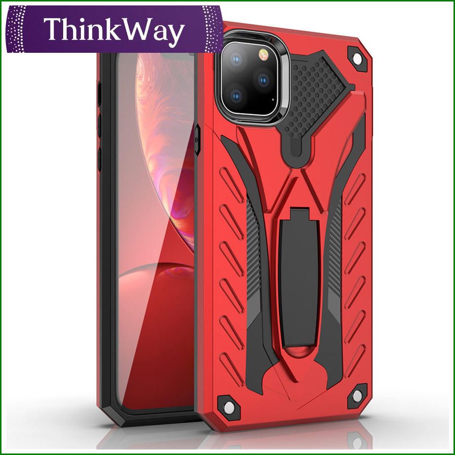 New Hard Case Iron Kickstand Cover Robot Transformer Phantom Style Robot Standing Cover Case For iphone 11 & iphone 11pro