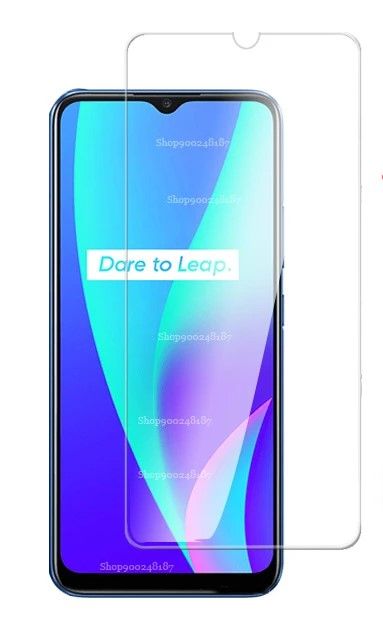 3pcs Glass for Oppo Realme C15 9H Tempered Glass Screen Protector