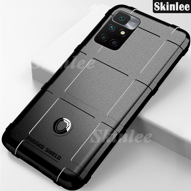 Phone Case for Xiaomi Poco M4 Pro Military Protect Rugged Shield Silicone Trunk Cases for Mi Poco M4 Pro Back Cover