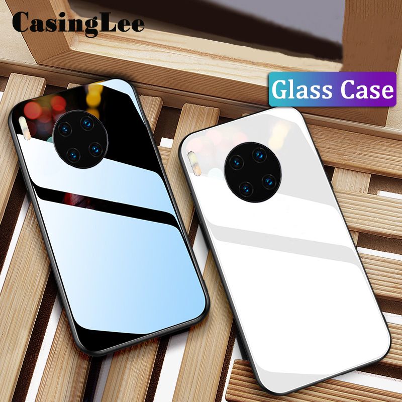 Casinglee For Honor 50 Lite case Glass silicon Full Protection Tempered Glass Back cover for Honor50 Lite Phone cases For girls and Boys