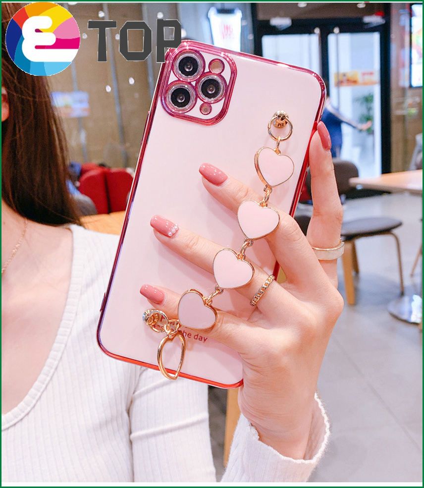 Huawei P40Pro mobile phone shell Nova876 electroplating bracelet mate40 protective cover for P30 glory 50 goddess