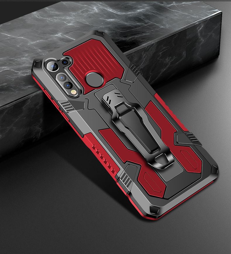 For Realme 5 5i 5s 6 6i 7 7i 8 Pro C25 C15 C12 C3 C2 C1 Shockproof Clip KickStand Armor Hybrid Hard Thin Cover Case