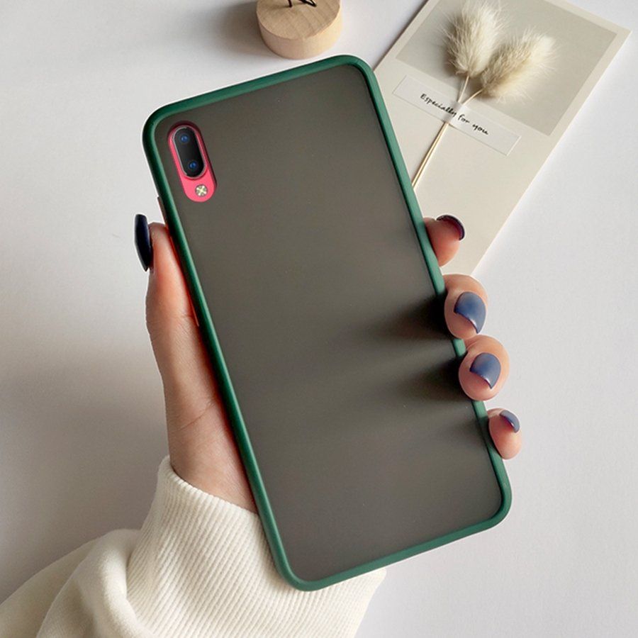 Vivo Y90 / Vivo Y91C / Vivo Y93 / Vivo Y91i / Vivo Y91i (India) Luxury Shockproof Frosted Transparent Matte Phone Back Cover