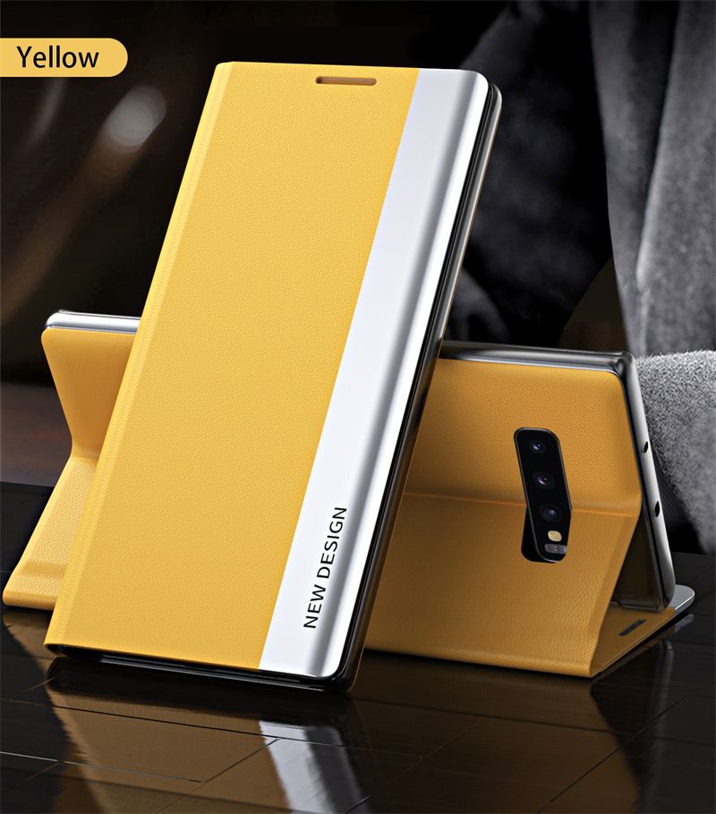 Flip Case For Samsung Galaxy S10 Plus Back Phone Casing Luxury Wallet Stand Book Cover Coque Magnetic Bag Full Package Shockproof