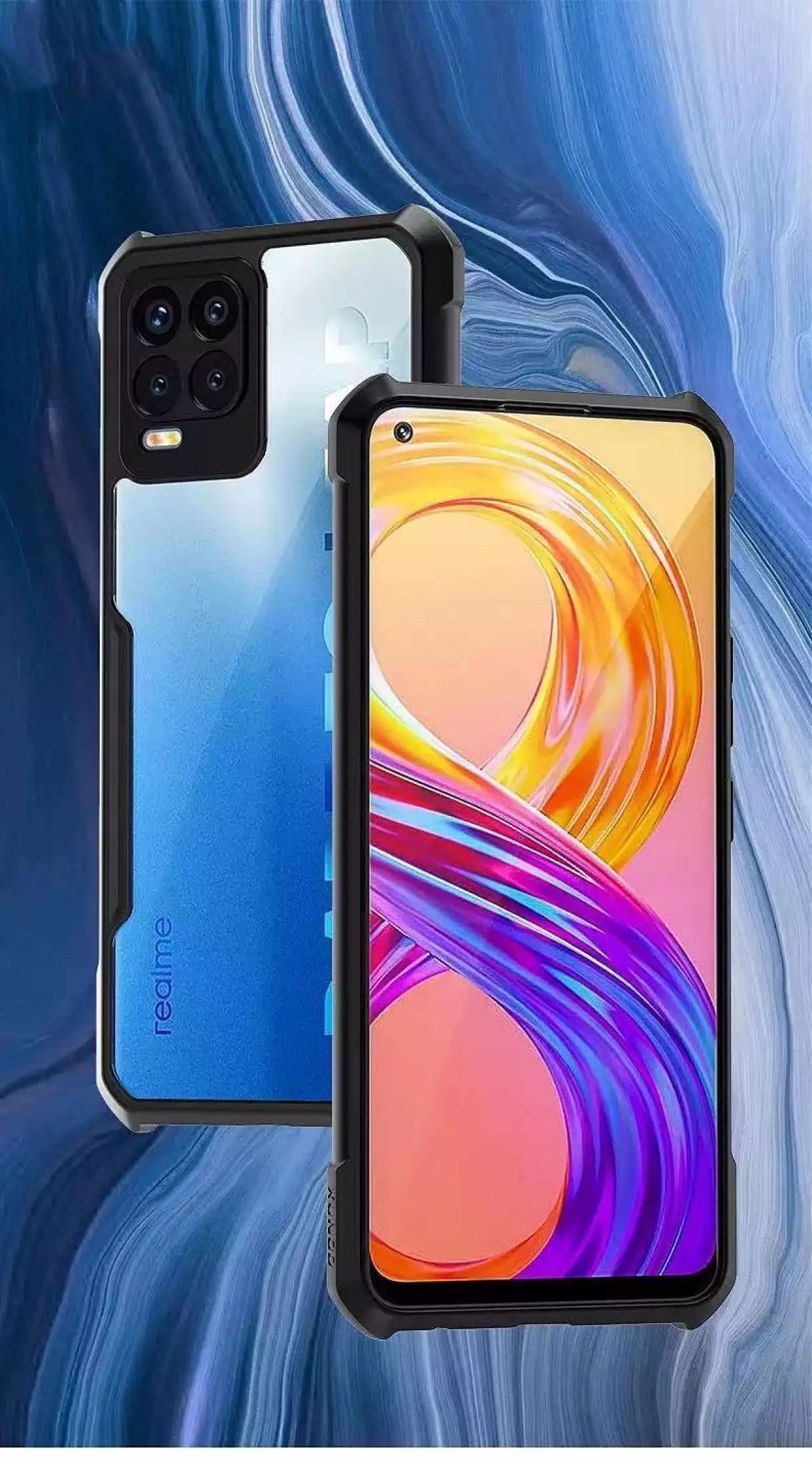 Transparent Back Cover for Realme 8/realme 8 pro